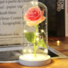 Lampada decorativa con rosa luminosa in vetro Užsisakykite Trendai.lt 54